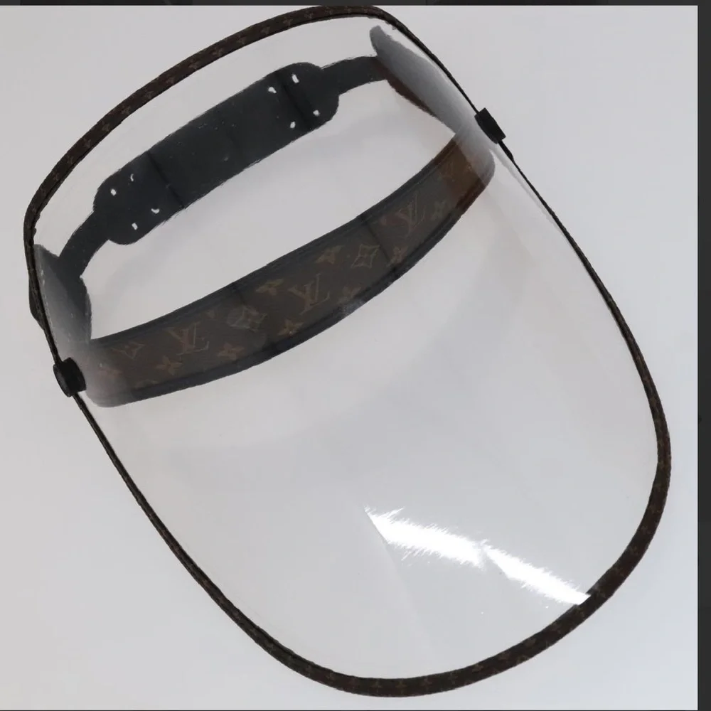 LOUIS VUITTON Monogram fish fryer Covid hate protector Viger LV Shield Sun Visor